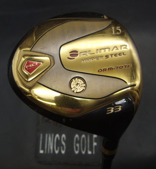 Orlimar Hyper Steel ORM-707F 33° 15 Wood Regular Graphite Shaft Orlimar Grip