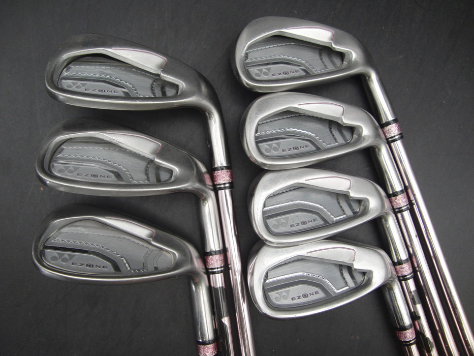 Set of 7x Ladies Yonex EZone 5-SW Irons Ladies Graphite Shafts Golf Pride Grips