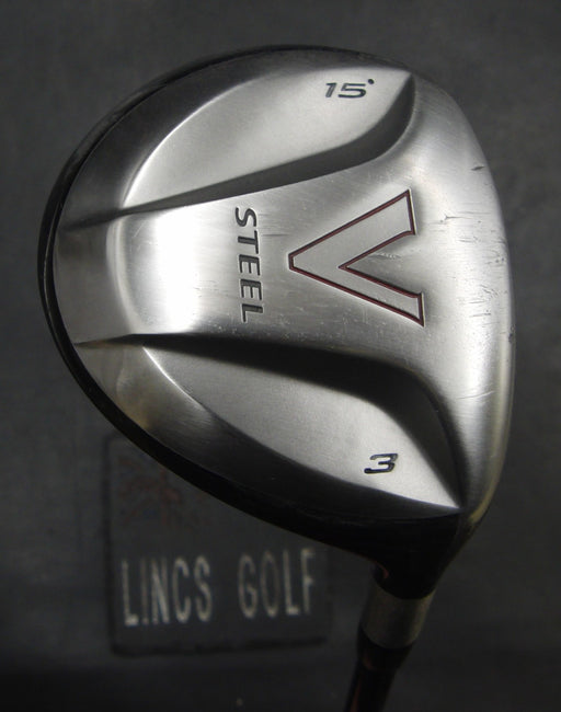 TaylorMade V Steel 15° 3 Wood Regular Graphite Shaft Winn Grip