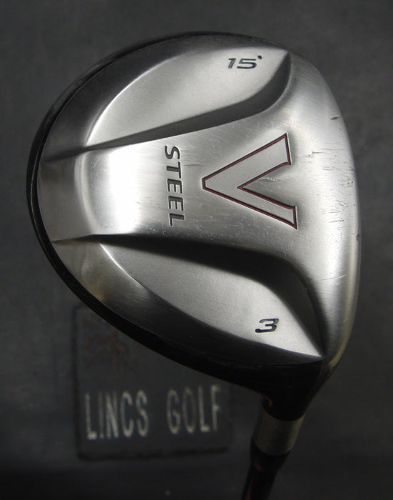 TaylorMade V Steel 15° 3 Wood Regular Graphite Shaft Winn Grip