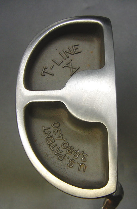 Vintage T-Line X U.S Patent 3,880,430 Putter 86cm Length Steel Shaft