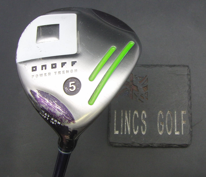 Ladies Onoff Power Trench 5 Wood Ladies Graphite Shaft Onoff Grip