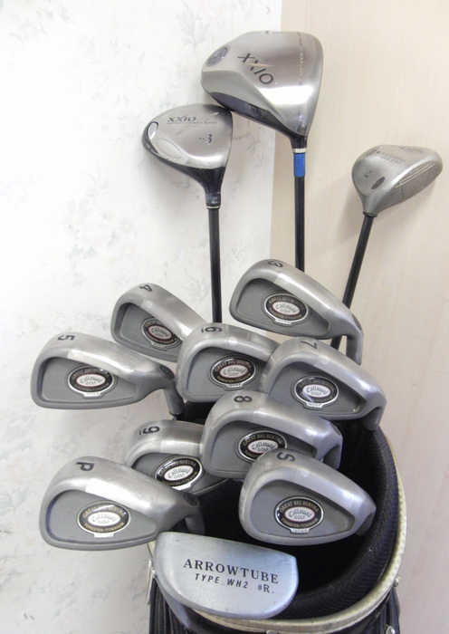 Set Of Callaway Great Big Bertha 3-PW/SW + 3 Wood + 4 Wood + Driver + Putter