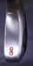 Callaway X18 Pro Series 8 Iron Stiff Steel Shaft Golf Pride Grip