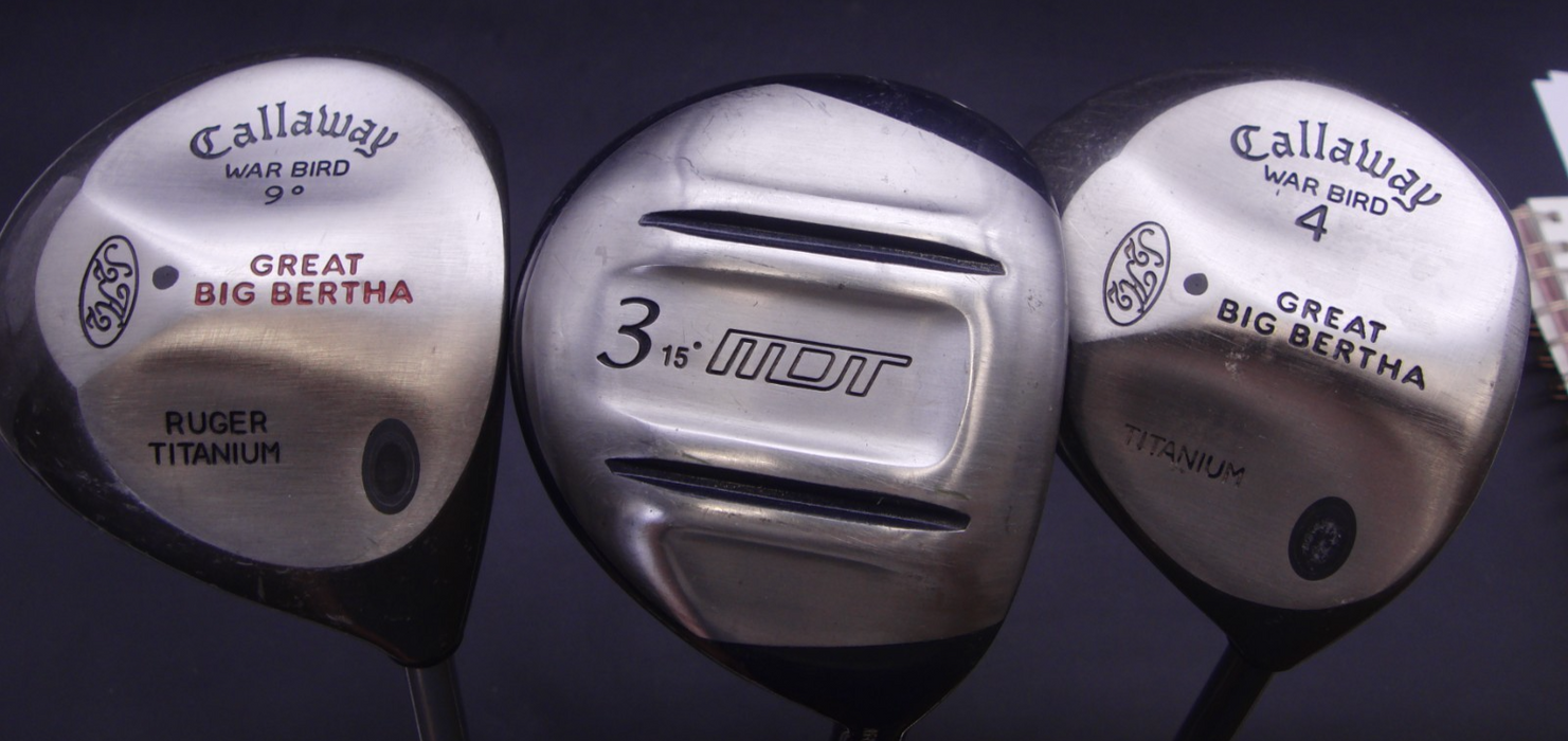 Set of Callaway Big Bertha Irons 3-SW+AW+Callaway Driver +3 + 4 Wood + Putter