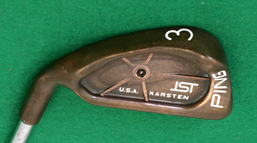Left Handed Ping ISI BeCu Copper Beryllium Black Dot 3 Iron Stiff Steel Shaft