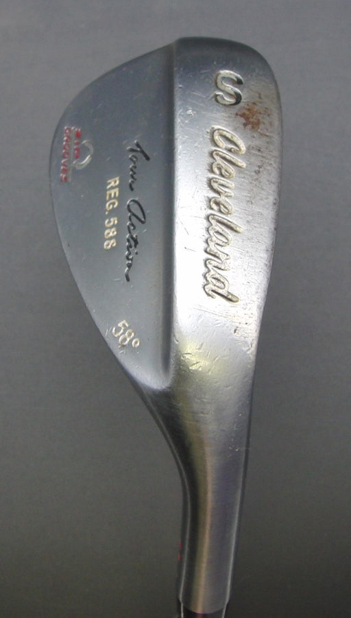 Cleveland Tour Action Reg.588 58° Sand Wedge Stiff Steel Shaft Cleveland Grip