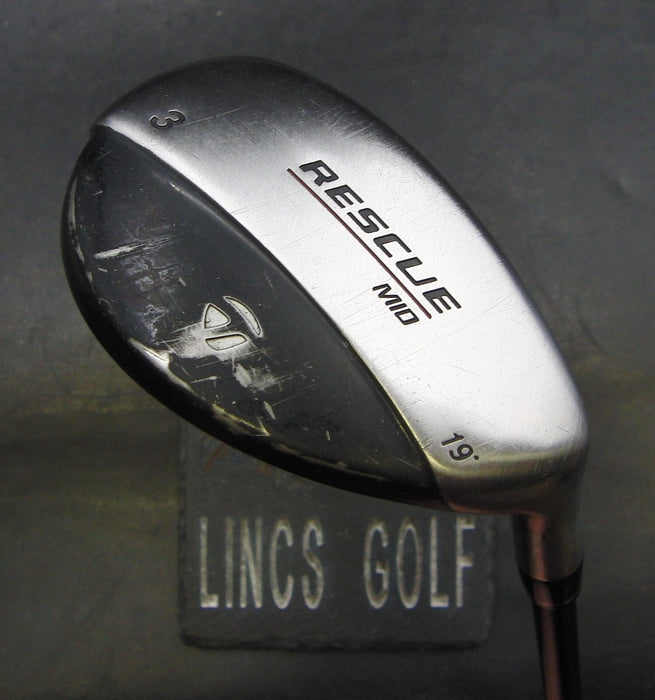 TaylorMade Rescue MID 19° 3 Hybrid Stiff Graphite Shaft TaylorMade Grip