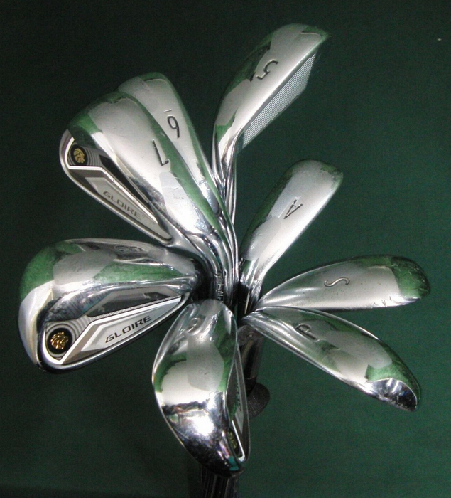 Set Of 8 x TaylorMade Gloire Irons 5-SW+AW Regular Steel Shafts
