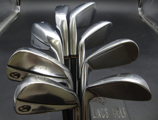 Set of 8x PRGR 901 Speed Irons 3-PW Regular Graphite Shafts PRGR Grips **
