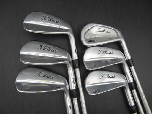 Set of 6x Titleist 718 MB/CB Forged 5-PW Irons Stiff Steel Shafts