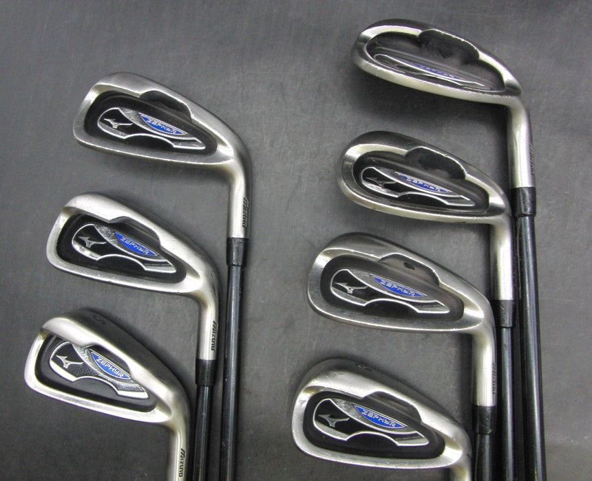Set of 7x Mizuno Zephyr Irons 5-SW Regular Graphite Shafts Mizuno Grips*