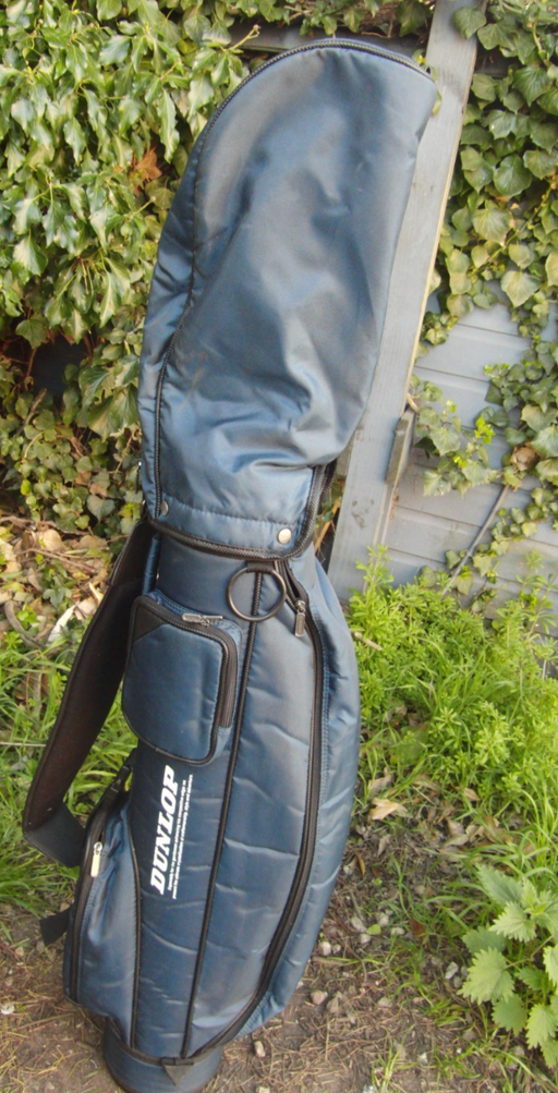 2 Division Dunlop Golf Cart Carry Trolley Golf Clubs Bag*