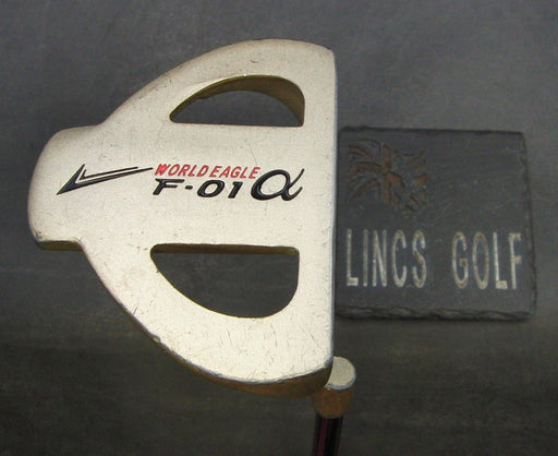 World Eagle α F-01 Putter Steel Shaft 87cm Length Black Grip