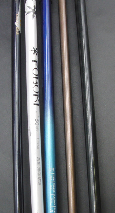 Set of 5x Multi Brands Drivers Stiff & Regular Graphite Shafts Black Grips