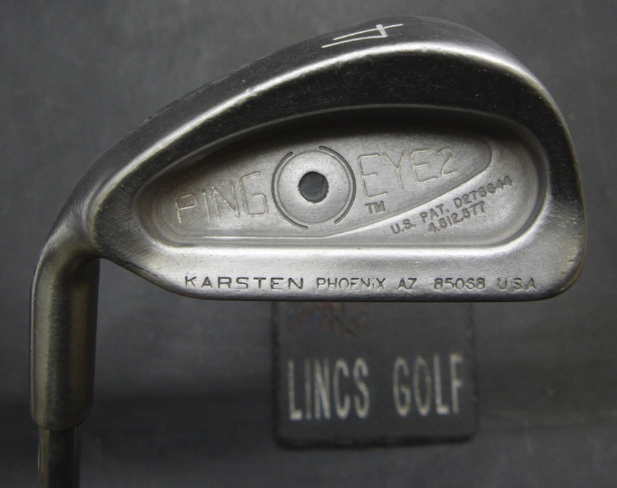 Left-Handed Ping Eye 2 Black Dot 4 Iron Regular Steel Shaft Black Widow Grip