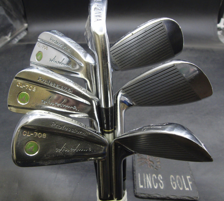 Set of 7x Honma CL-708 Professional Irons 4-10 Stiff Graphite Shafts Honma Grips