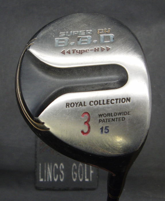 Royal Collection Super CV BBD Type-H 15° 3 Wood Stiff Graphite Shaft