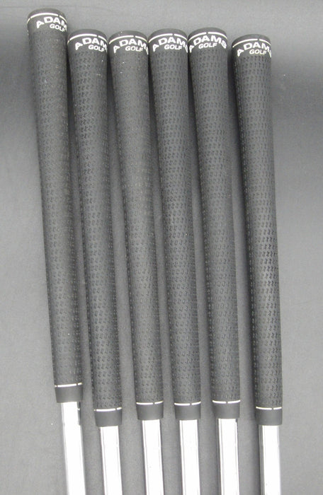 Set of 6x Adams Idea Super S Irons 5-PW Regular Steel Shafts Adams Grips*