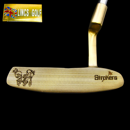 Custom Milled Flintstones Themed Pal Ping Putter 86.5cm Steel Genuine Leather HC