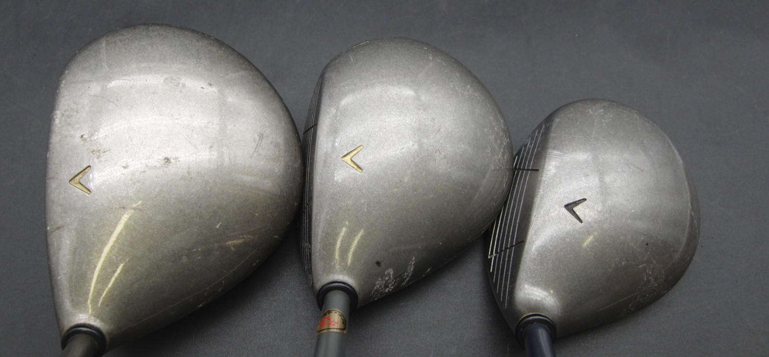 Set of Callaway Big Bertha X-12 Irons 3-PW/SW/GW+Callaway Driver+3+5 Wood+Putter