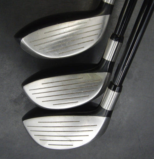 Set of 3 Tsuruya Golden Prix E-2000 3+5&7 Woods Regular Graphite Shafts*