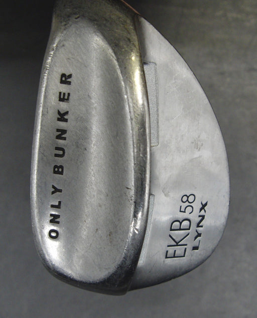 Lynx Only Bunker EKB 58° Sand Wedge Regular Graphite Shaft Lynx Grip