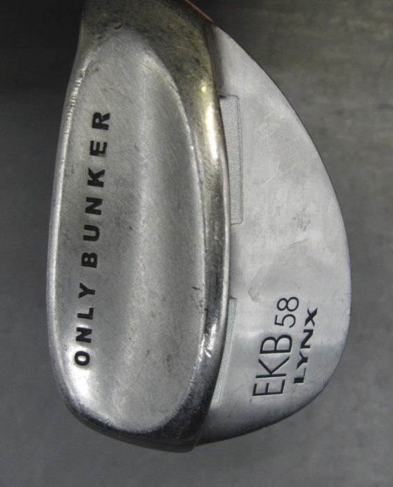 Lynx Only Bunker EKB 58° Sand Wedge Regular Graphite Shaft Lynx Grip