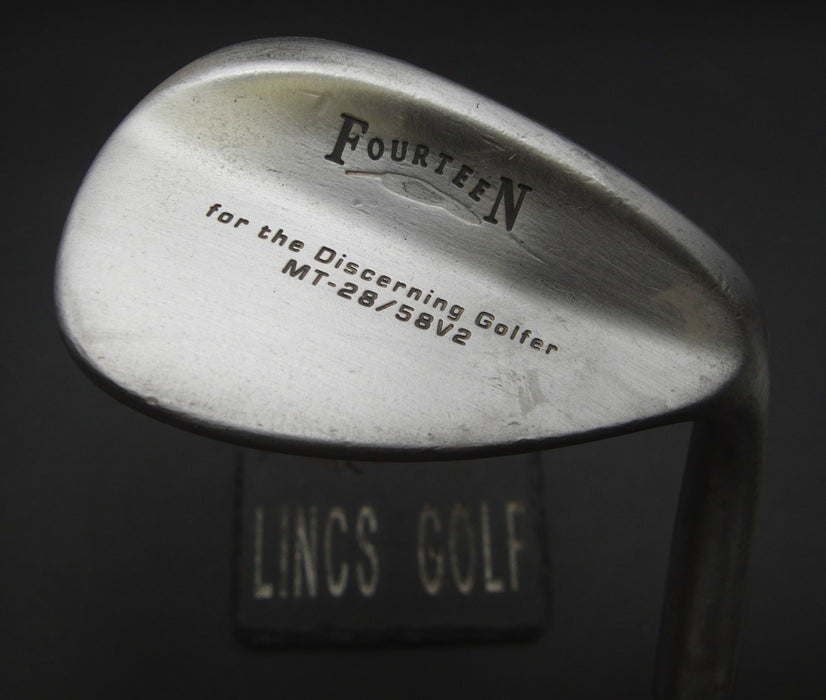 Fourteen MT-28 V2 58° Sand Wedge Stiff Steel Shaft Golf Pride Grip