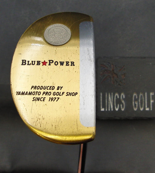 Blue Power Yamamoto Pro Since 1977 Putter 98cm Steel Shaft Dual Density Grip