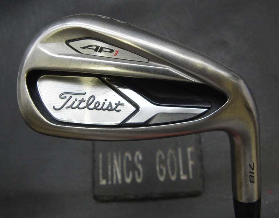 Titleist AP1 718 8 Iron Stiff Steel Shaft Golf Pride Grip