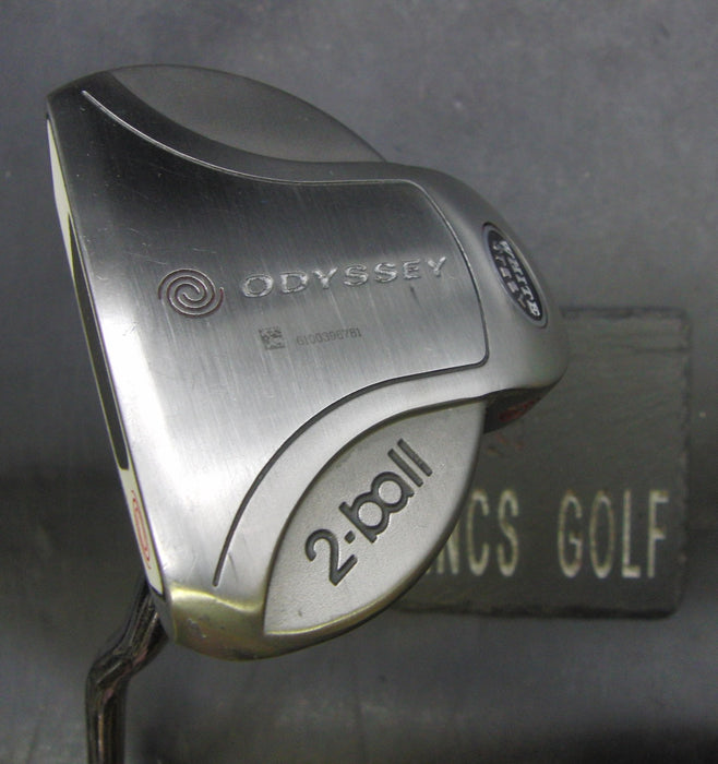 Left-Handed Odyssey White Steel 2-Ball Putter 85cm Length Steel Shaft*