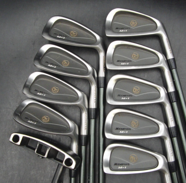 Set of Memphis M1 3SW+ Hibrid Driver+ Macgregor 3 Wood+ 5 Wood+ Ascot Putter
