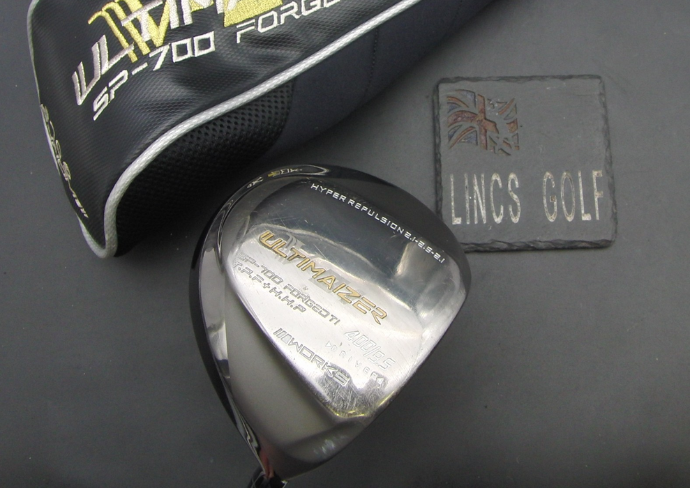 Works Ultimaizer SP-700 Forged Ti 9.5° Driver Stiff Graphite Shaft & HeadCover
