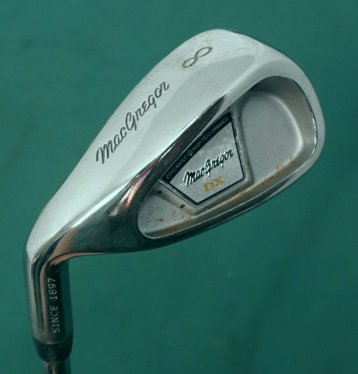 Left-Handed MacGregor DX 8 Iron Stiff Steel Shaft MacGregor Grip