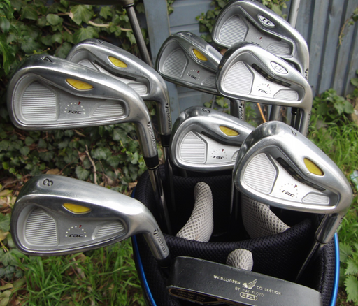 Set of TaylorMade RAC Irons 3-PW+ Callaway Driver+ 4 Wood+ 5 Wood + RP-1 Putter*