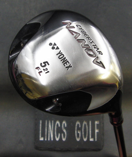 Ladies Yonex Cyberstar NanoV FL 21° 5 Wood Ladies Graphite Shaft Iomic Grip