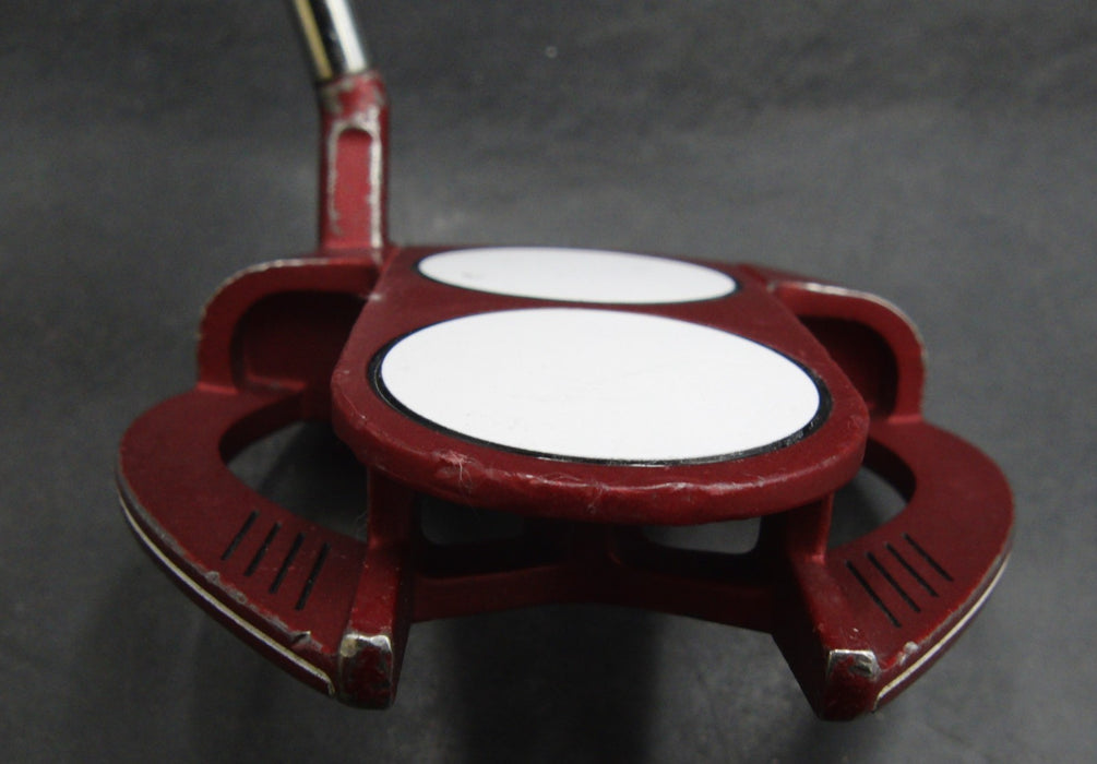 Odyssey Red O Works Putter Steel Shaft 86cm Length Psyko Grip*
