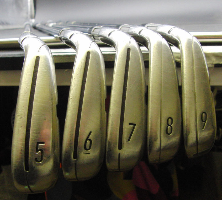 Set of 5x TaylorMade M4 5-9 Irons Stiff Steel Shafts Control Core Grips
