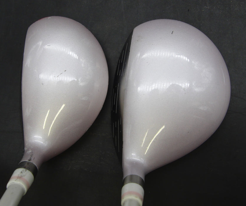 Set of 2 Ladies Lamola 23° + 27° Hybrids Ladies Graphite Shafts Lamola Grips