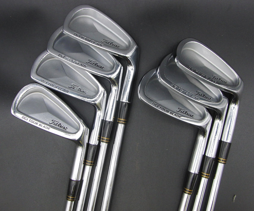Set of 7x Titleist DCi Tour Blade Irons 4-PW Extra Stiff Steel Shafts G/P Grips*
