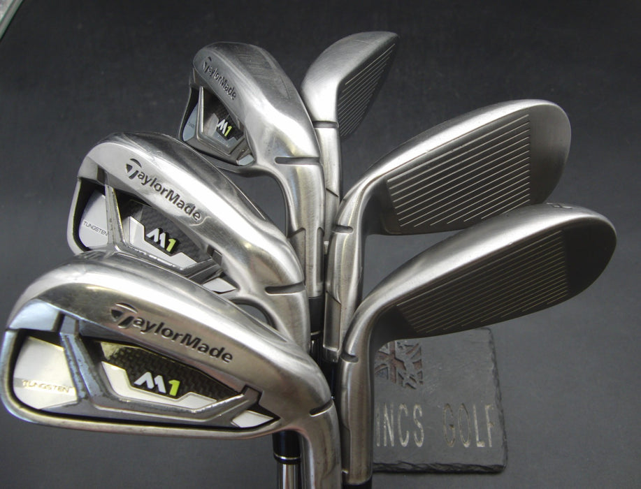 Set of 6x TaylorMade M1 2017 Irons 5-PW Stiff Steel Shafts Nexgen Grips
