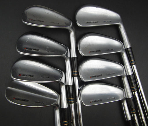 Set of 8x Bridgestone Pro 640M Irons 4-SW Regular Steel Shafts KNLY Grips *