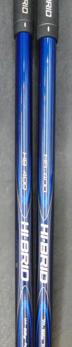 Set of 2 Dunlop HiBrid EZ 15° 3 & 17° 4 Woods Stiff Graphite Shafts + Grips