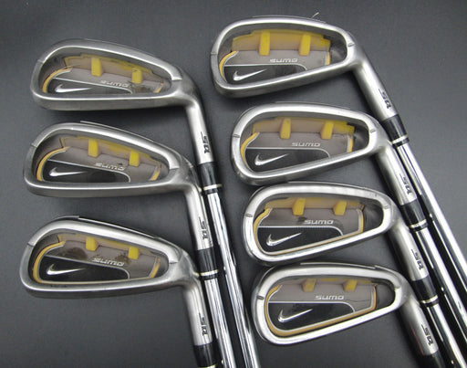 Set of 7x Nike SQ Sumo Irons 4-PW Stiff Steel Shafts PGM Grips*