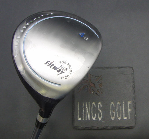 Ladies Fitway 165 19° 4 Wood Ladies Graphite Shaft Prosimmon Grip