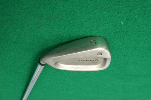 Left Handed Deep Red Distance 8 Iron Regular Steel Shaft Golf Pride Grip