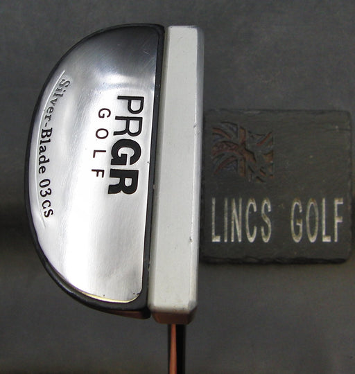 PRGR Silver Blade 03CS Putter 86.5cm Playing Length Steel Shaft SuperStroke Grip