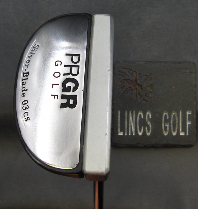 PRGR Silver Blade 03CS Putter 86.5cm Playing Length Steel Shaft SuperStroke Grip