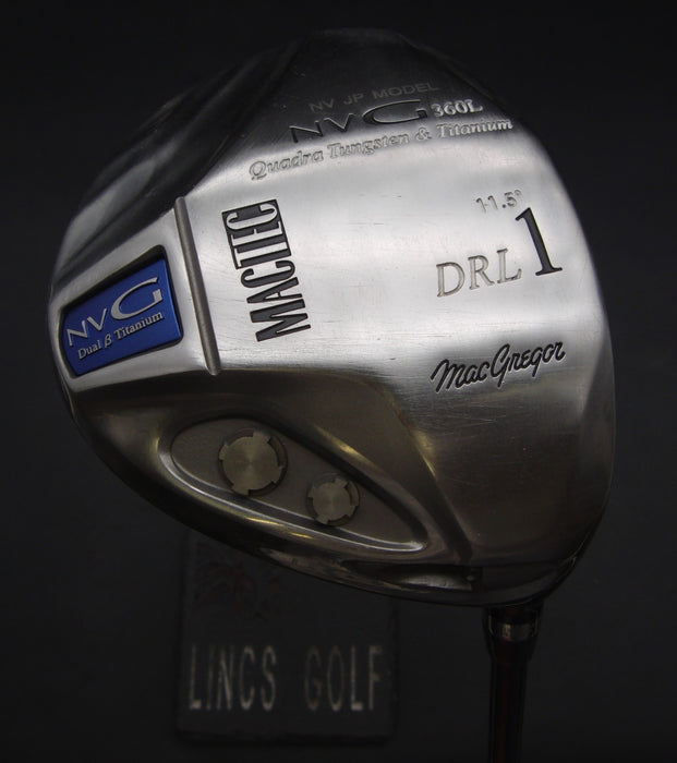 MacGregor MacTec NVG 360L DRL 11.5° Driver Stiff Graphite Shaft MacTec Grip